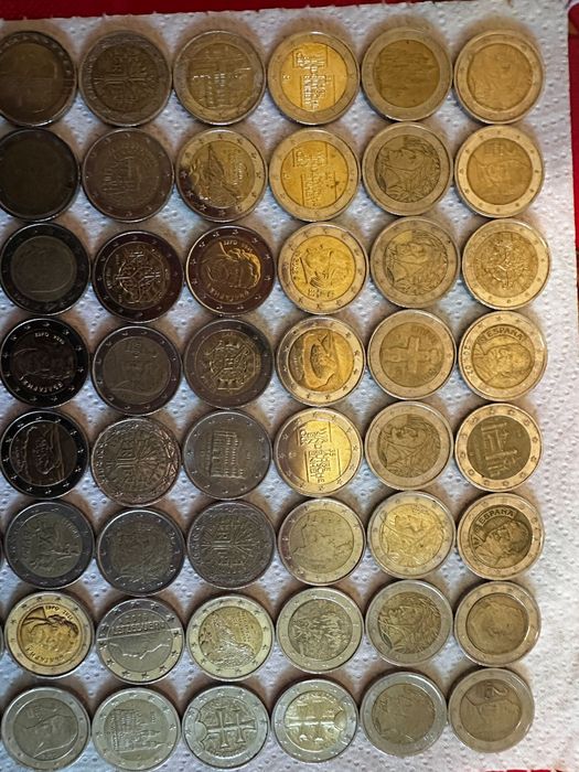 Monede de 1 euro,2 euro