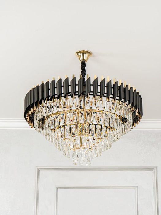 Люстра белый,черный,золотой  цвета,4 размерах диаметр 40,55,75,95 см..