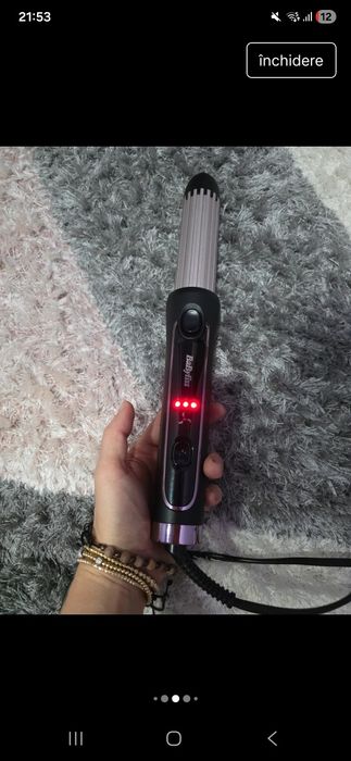 Ondulator si placa ceramica Babyliss