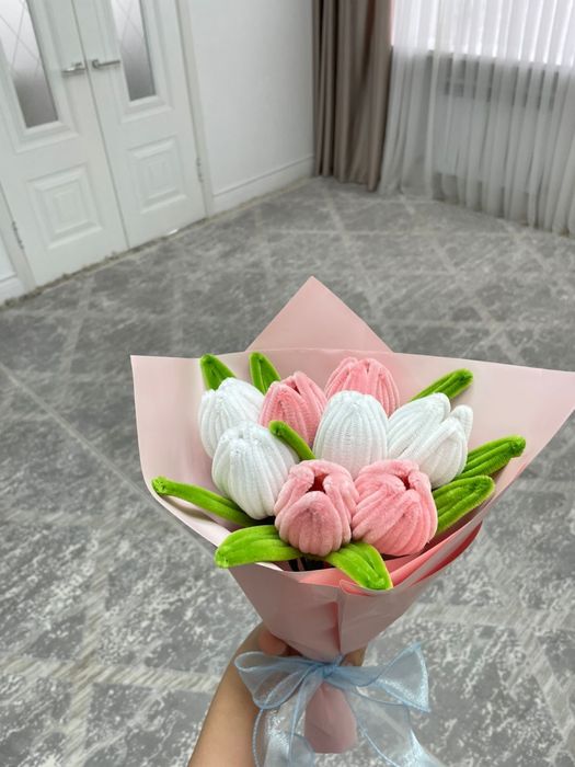 Букеты из синельной проволки