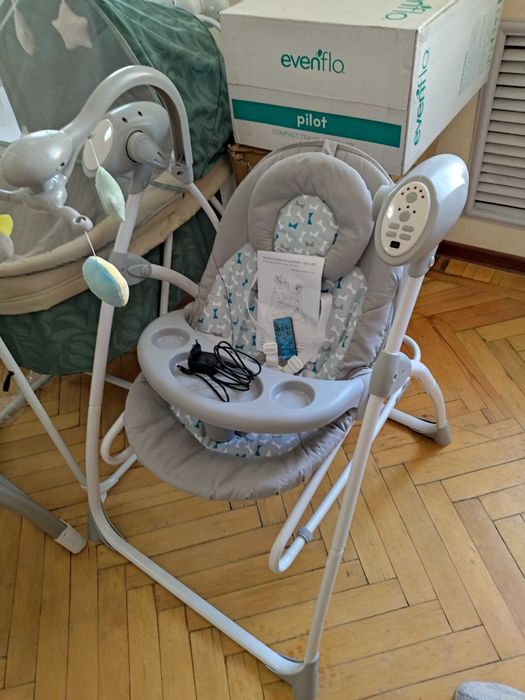 Электрокачеля шезлонг Maribel 2в1 / Новое в упаковке!