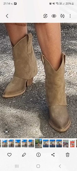 Италиански боти тип"cowboy"!