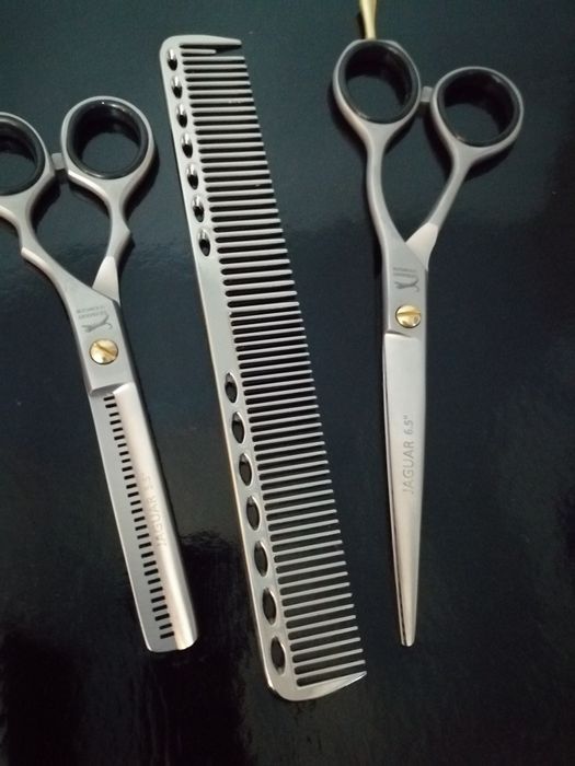 set foarfeci profesionale jaguar tuns filat pieptăn 6.5