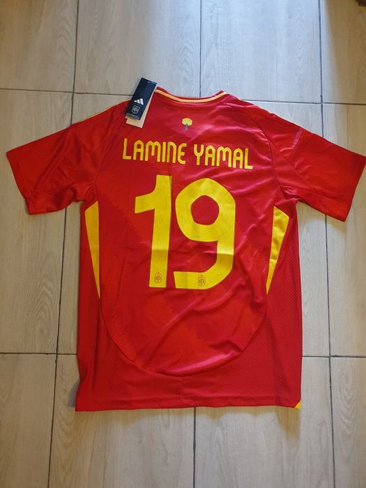 Tricou Fotbal Spania-Lamine Yamal #19