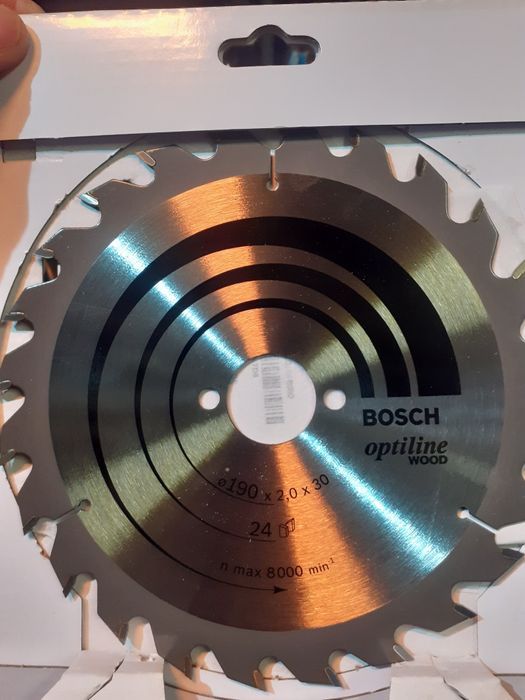 Panza Circular Bosch 190x2x30mm 24 Dinti