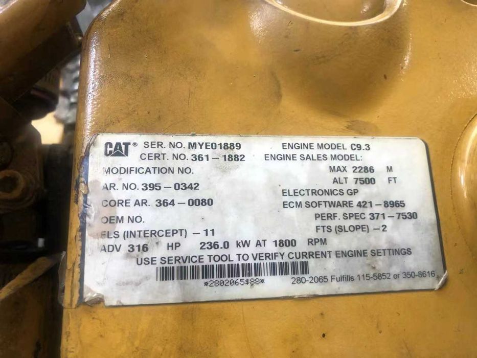 Motor complet CAT C9.3 - SECOND HAND - Piese motor Caterpillar C9.3
