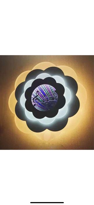 Lustra spot SLS Design LED - Efect 3D in 4 culori 25cm 40w