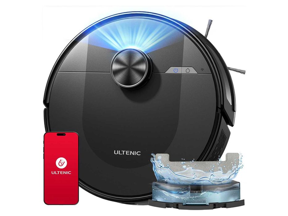 Робот прахосмукачка Ultenic D10, Съхранява до 5 карти с навигация