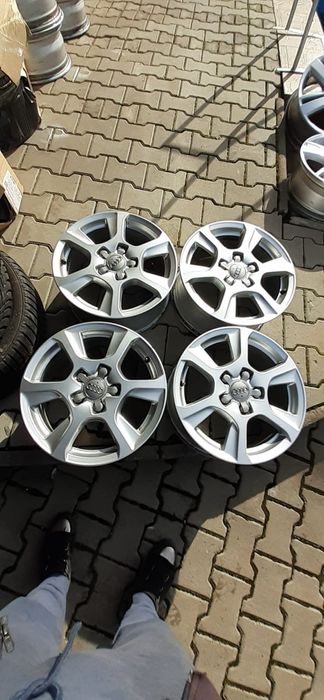 4 jante aliaj 5x112 R16 originale Audi A3 A4 A6