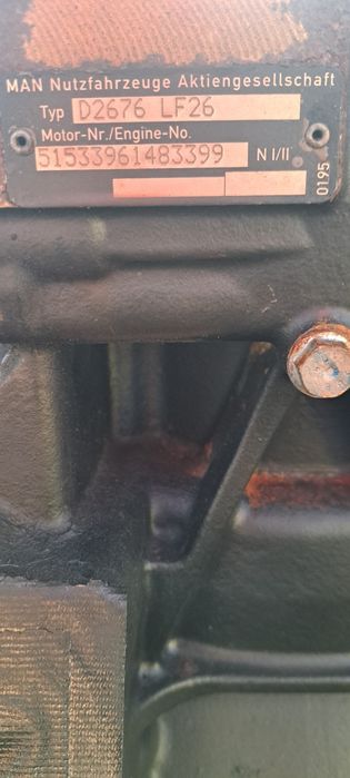 Motor man tgx euro 6