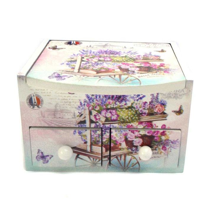 НОВА Подаръчна КУТИЙКА ЗА БИЖУТА. Дървена КУТИЯ за БИЖУТА. Органайзер.