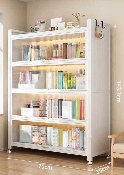 Shkaf javonlari bilan kitob saqlash uchun bor\Книжный шкаф для зала