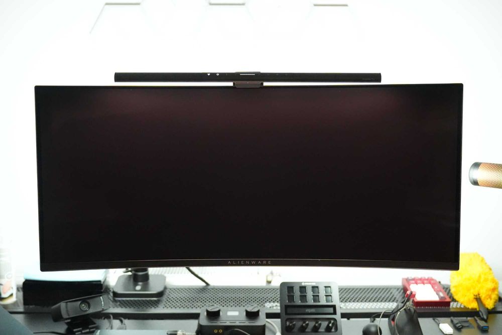 Monitor QD-OLED Alienware Gaming AW3423DWF Curbat 34 inch UWQHD QD-OLED 0.1 ms 165 Hz HDR FreeSync Premium Pro [ AW3423DWF ]