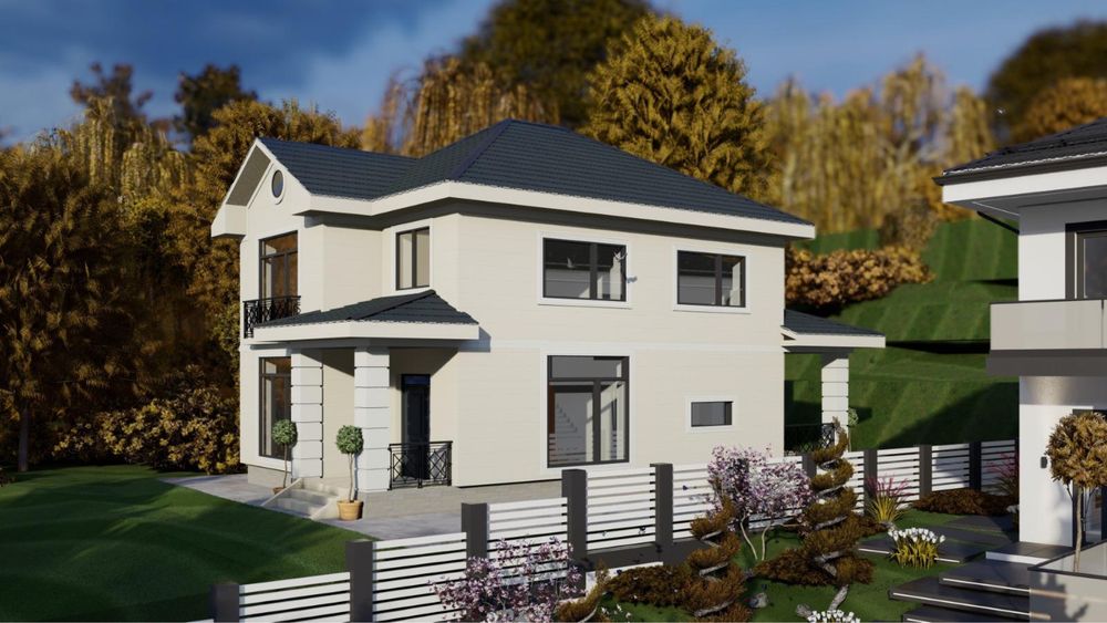 Teren de vanzare cu proiect de casa