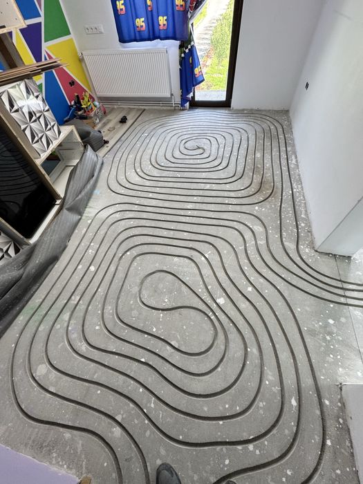 Incalzire in pardoseala prin canelare fara inaltare