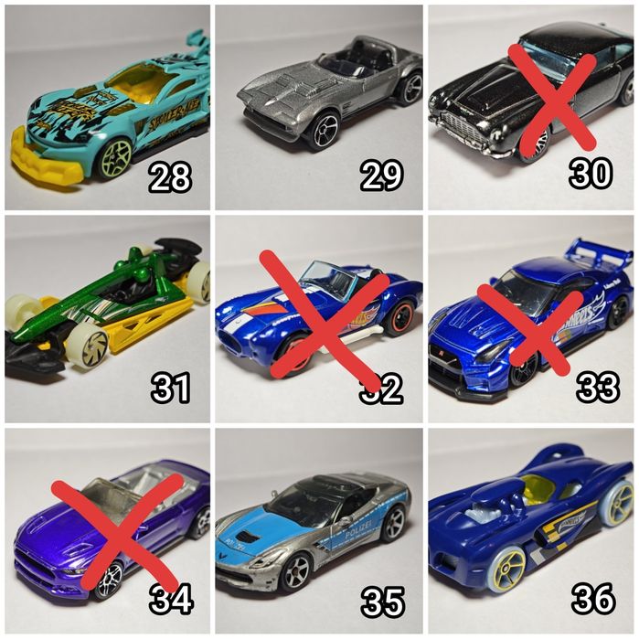 Колекция метални колички Hot Wheels 1:64