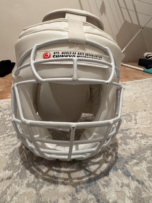 Шлем для Карате с защитой сеткой