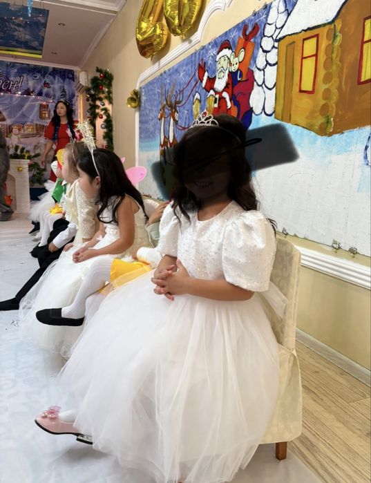 белое платья для девочек