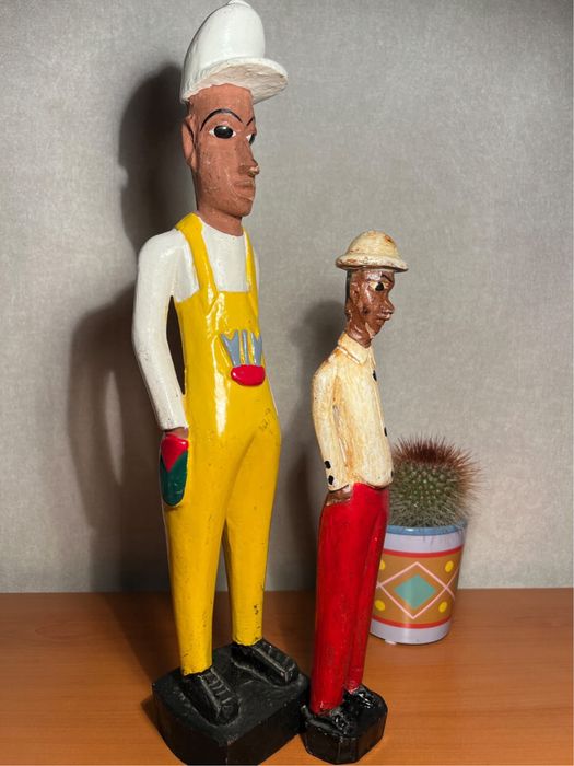 Африкански дървени статуи – ръчна изработка