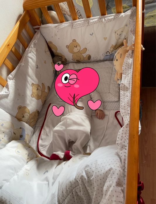 Set lenjerie patut 5 piese