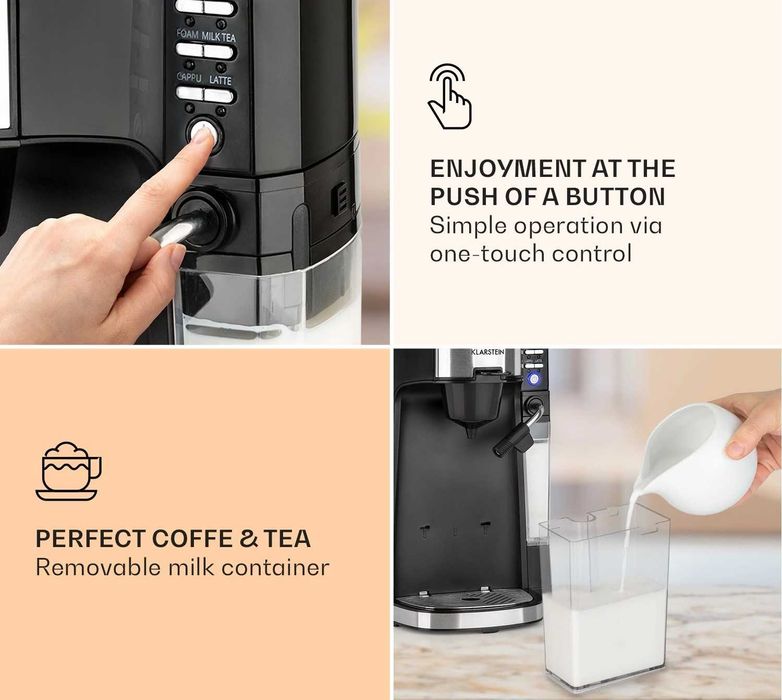 НОВА Немска Кафемашина с Гаранция Klarstein 5в1