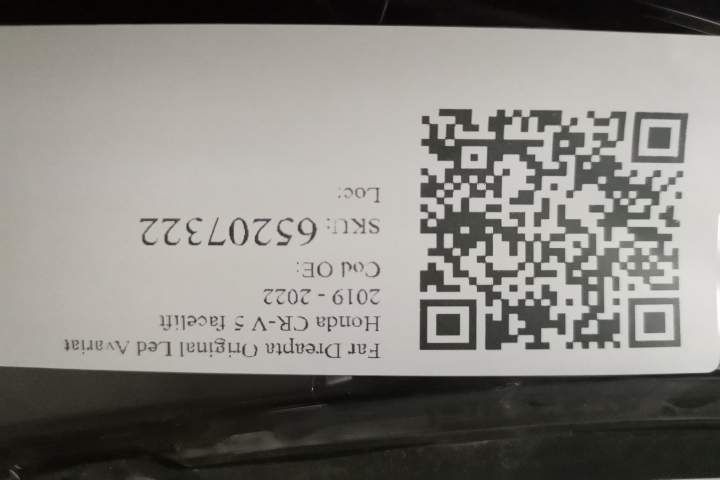 Десен фар Оригинален Led Авариран Хонда / Honda CR-V 5 фейслифт [ , ,