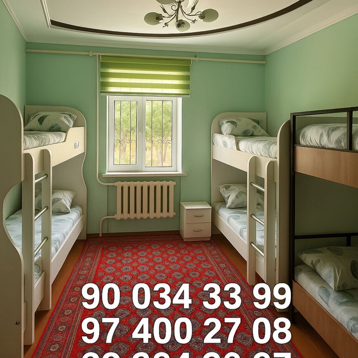 Кунлик ижара— арзон хостел Юнусобод)