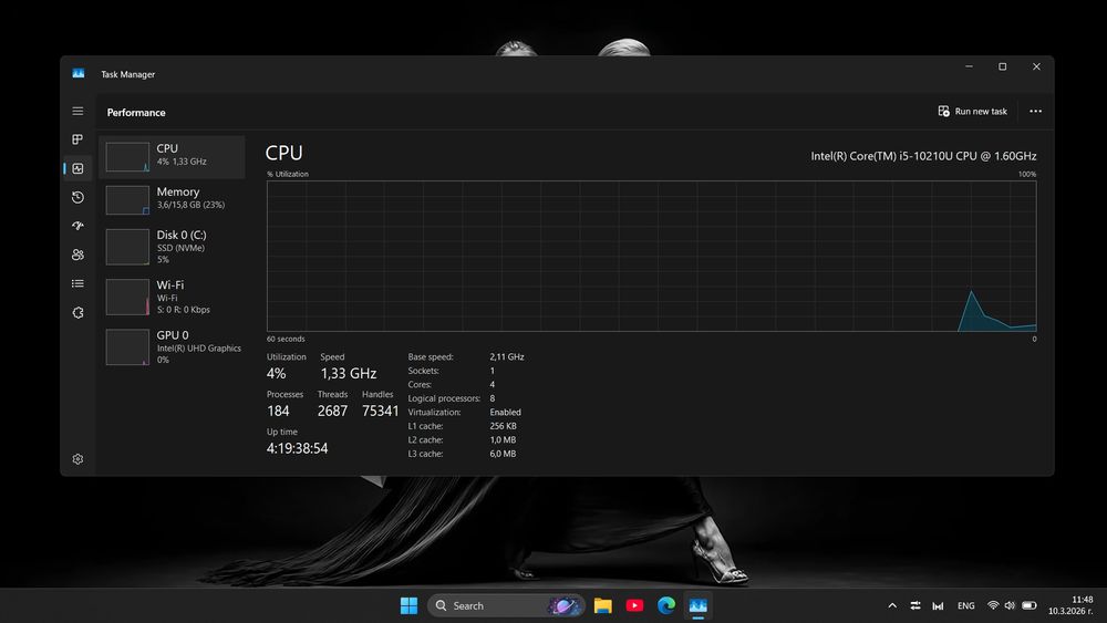 Лаптоп HUAWEI Matebook D14, 14"FHD  Intel i5, 512GB NVMe, 16GB RAM