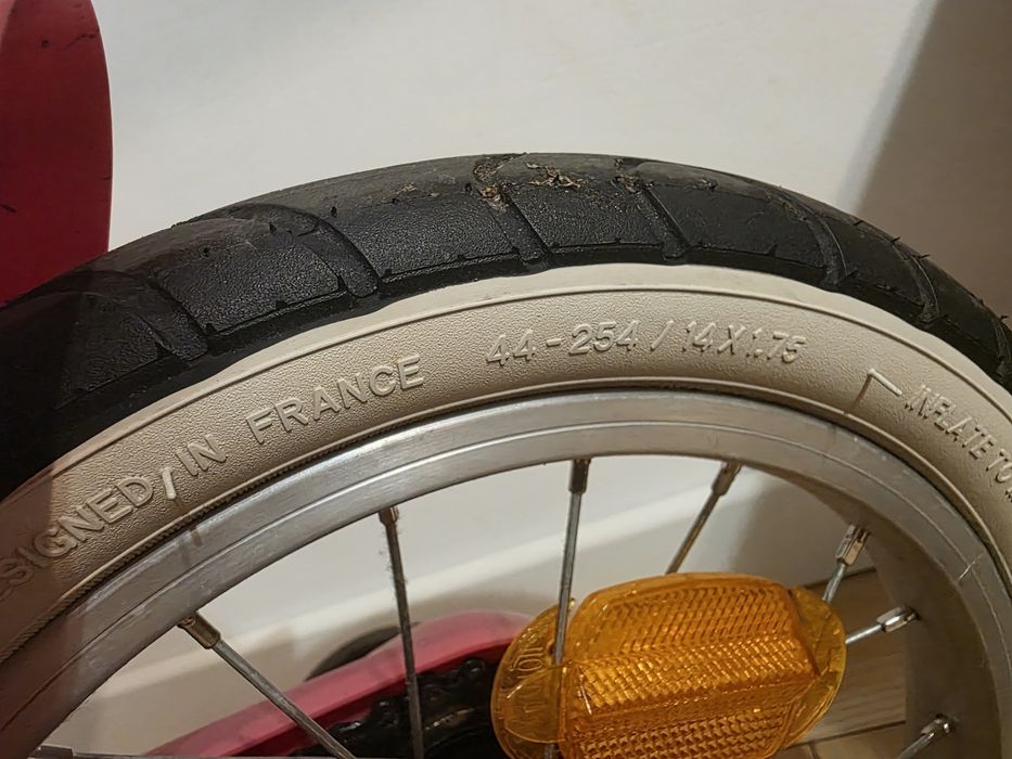 Bicicleta fetițe B'Twin 500 Unicorn de 14 inch, 3-5 ani