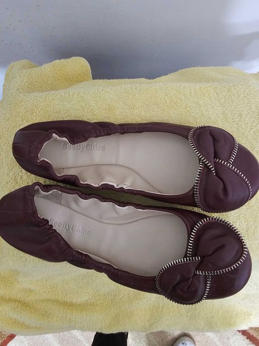 Balerini See by Chloé – Vișiniu, Mărimea 39.5