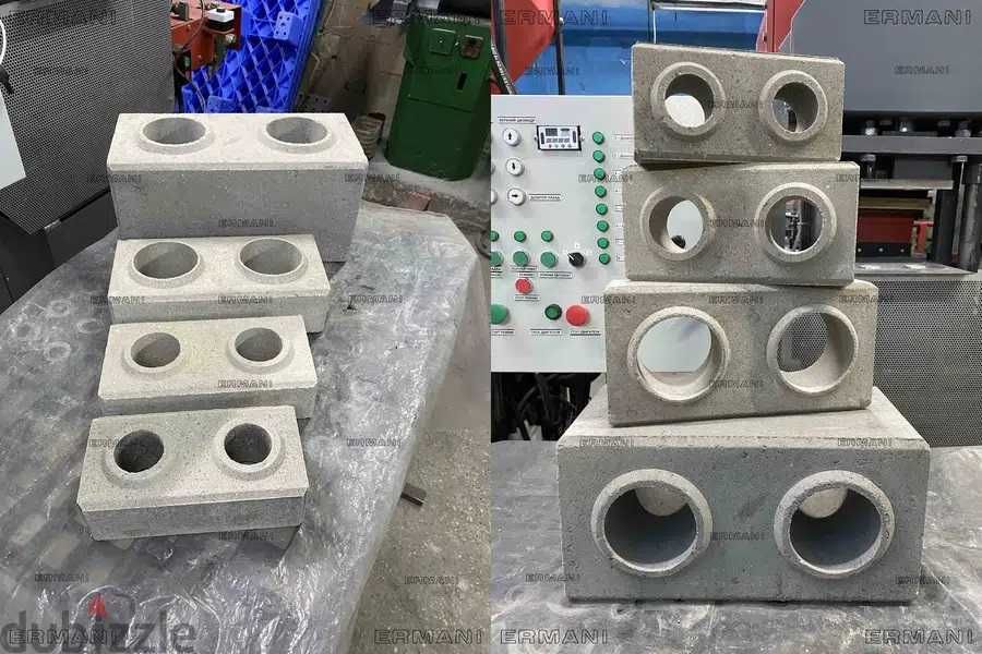 Строителна фабрика за производство на тухли, тротоарни плочи