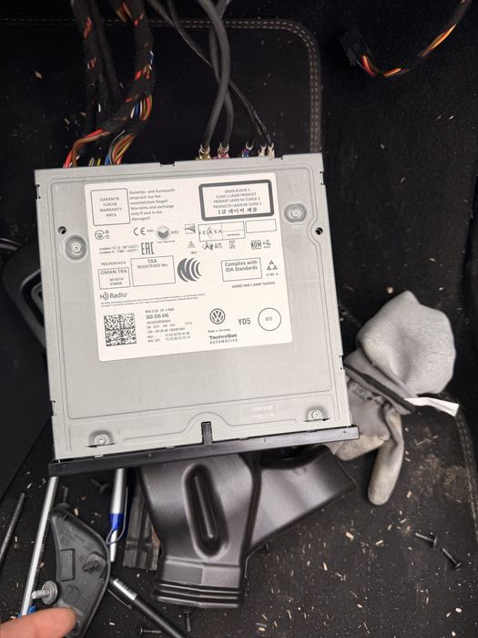 Navigatie Mib 2 std 2 ZR unitate torpedou display VW golf 7 passat b8