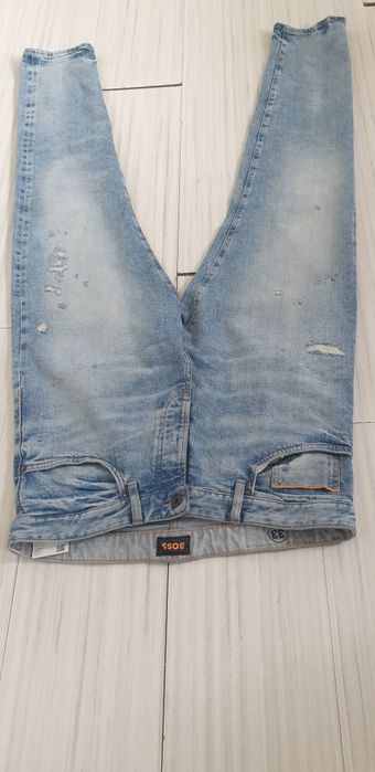 Hugo Boss Onyx Selvedge BO  Slim Fit  33/32 НОВО! ОРИГИНАЛ Мъжки Дънки