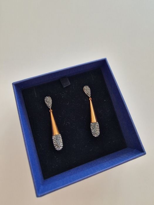 Обици Swarovski с кристали