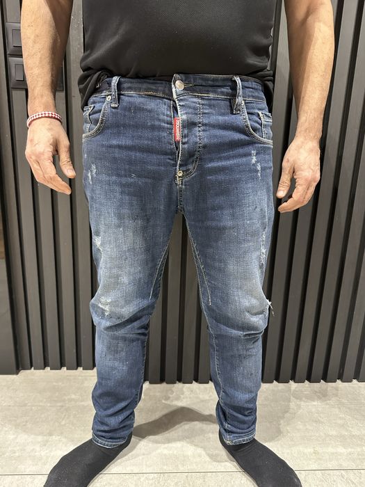 Мъжки дънки Dsquared2 – оригинални, slim fit, много добро състояние