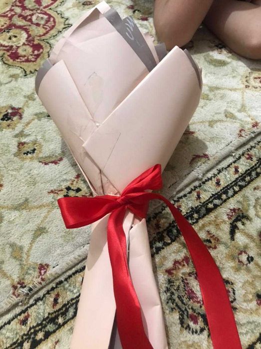 Цветы из лентов0