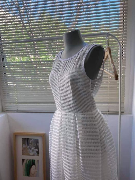 Rochie midi S-M alba