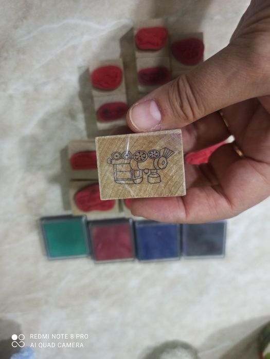 Штампики для рисунка на ткани