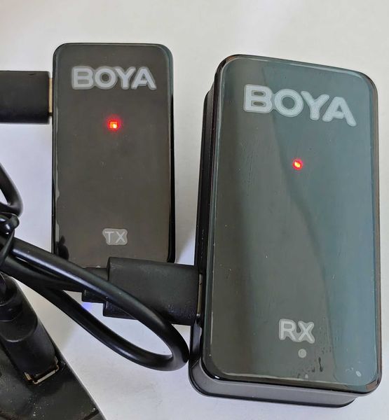 Професионални микрофони BOYA WMic5 - ултра комп. стрийм, подкаст, live