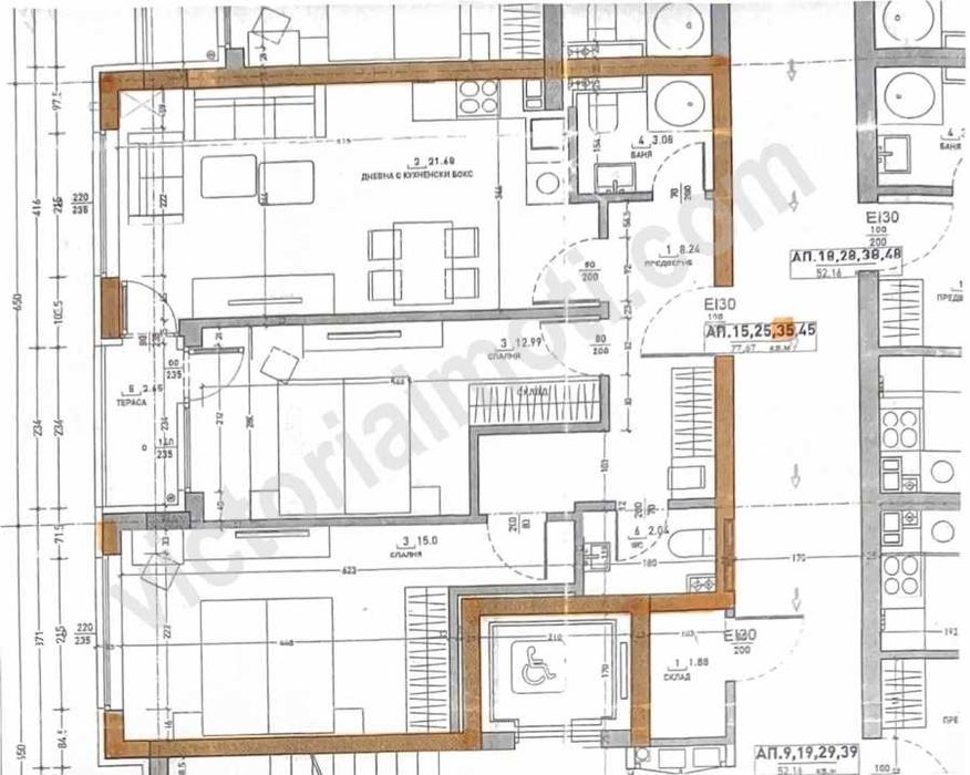 Продава се Тристаен апартамент в София, Малинова долина - 96 кв.м за 1928 €/кв.м - Снимка #1