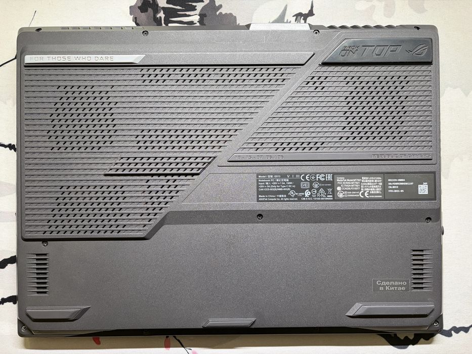 Ноутбук Asus rog strix g15 + наушники