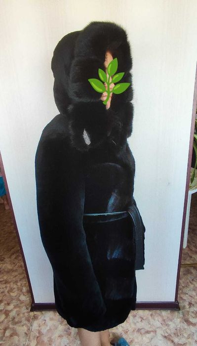 Шуба мутон/норка