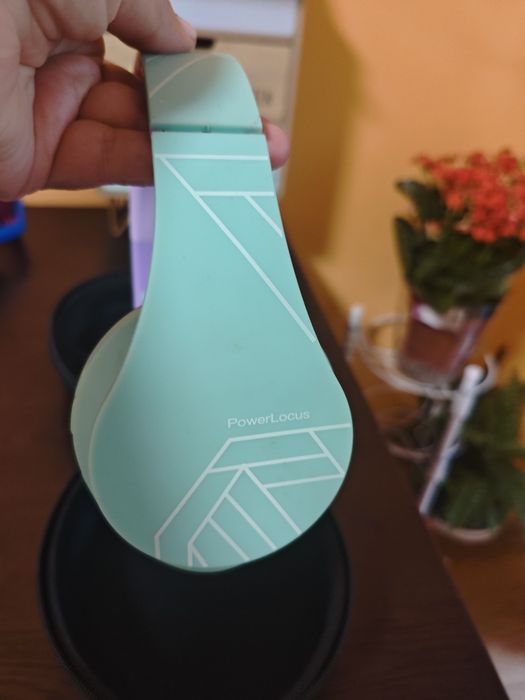 Слушалки PowerLocus P2 (детски, безжични, синьо-лилави)