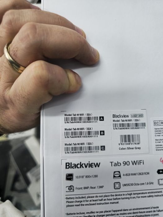 Tableta Blackview T90 Wifi, 4/128 GB, Noua, Garanție