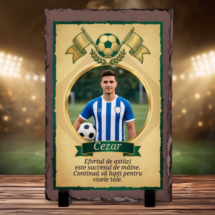 Plăci din Ardezie Naturală Personalizate cu Poza Ta & Mesaj — Cadou Unic - Cel mai mic pret!