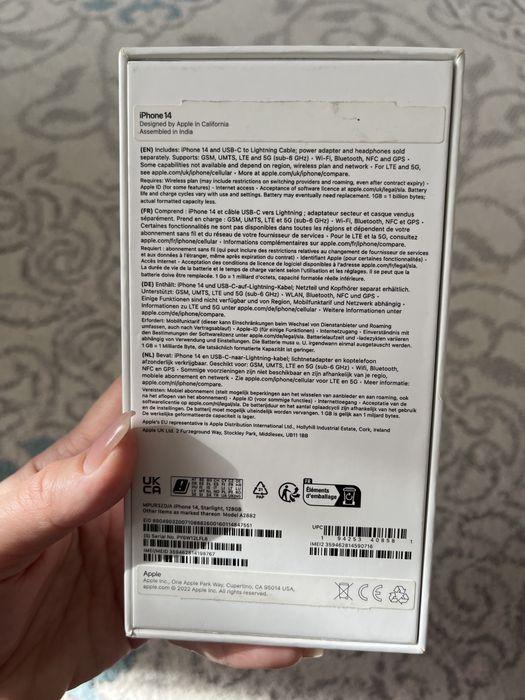 Продам iphone 14 128 gb