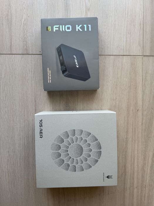 Meze 105 AER + FiiO K11 – set căști + amplificator DAC, ca noi, cutii complete