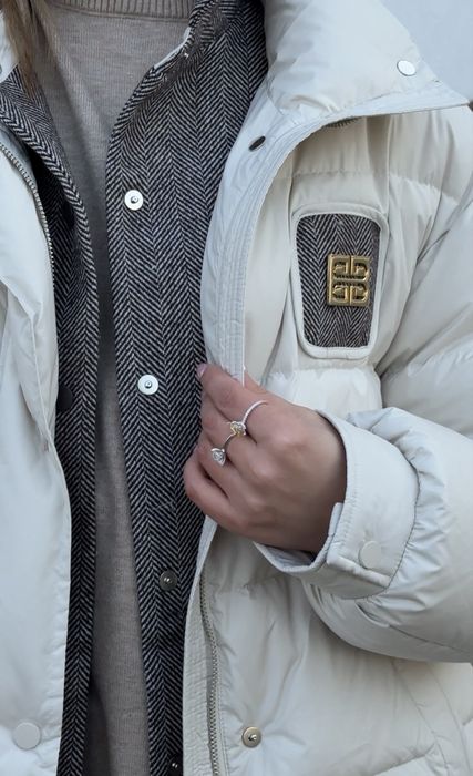 Куртка зимняя белая