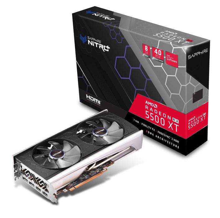 Sapphire NITRO+ RX 5500 XT 8 Gb Special Edition OC, sigiliul pe surub