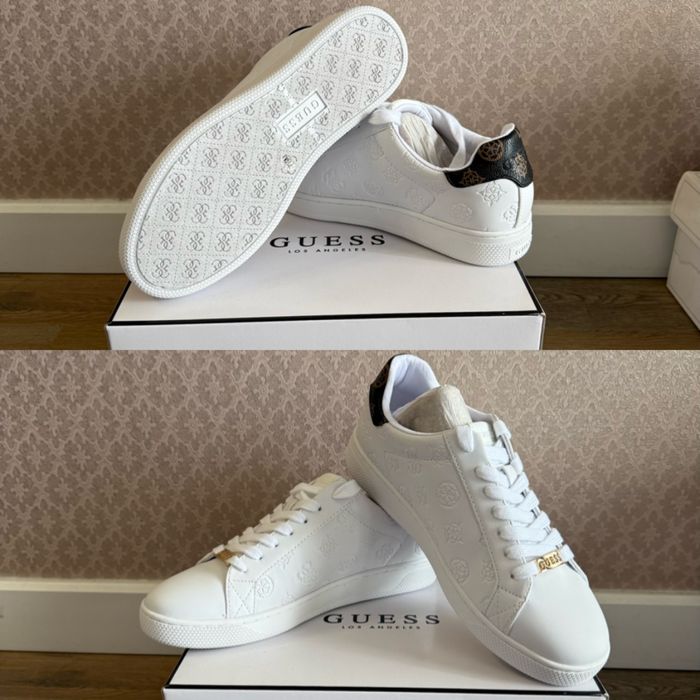 Кроссовки белые Guess